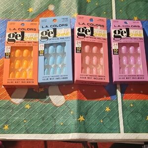 L.A. Colors Gel Shine Nail Tips - Vibrant Collection